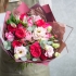 Букет Кайли с пионовидными розами Ред Пиано