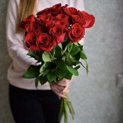 Красные розы, 1 шт.