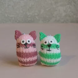 Мягкая игрушка Котик-мини (ручная работа)